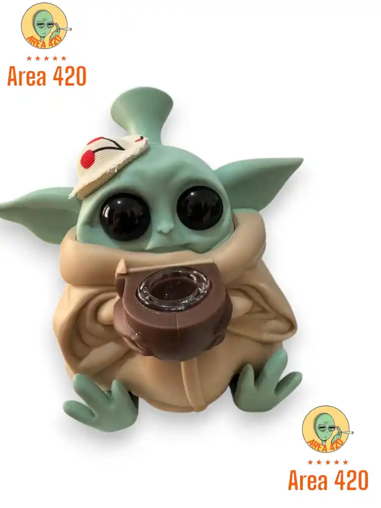 Bong Bb Yoda Café De Vidrio