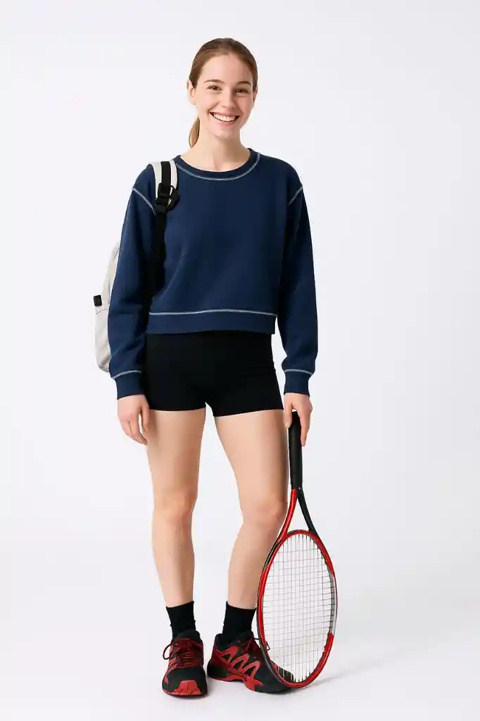 Sudadera Deportiva Cropped Active Studio