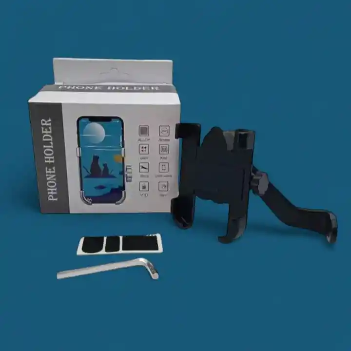 Soporte De Celular Para Bicicleta Y Moto En Aluminio C-2