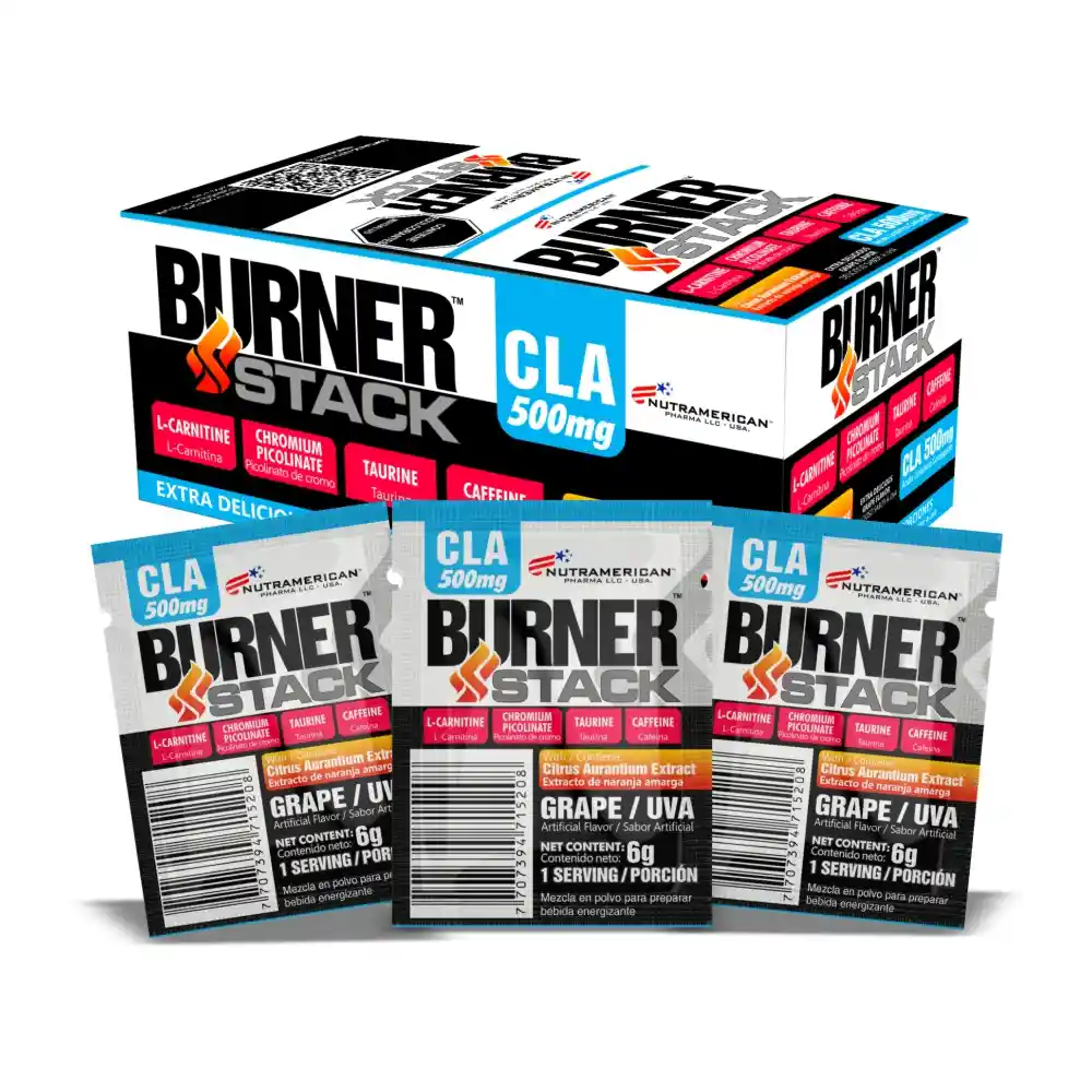 Burner Stack Uva Display 300 G (50 Sachets X 6 G)