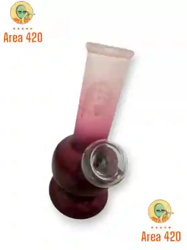 Bong Vidrio Rosa Rojo