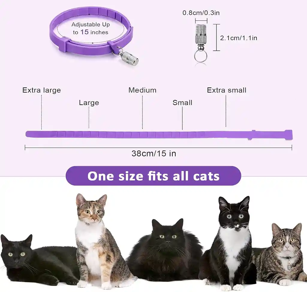 Collar Calmante Para Gato Ansiedad Y Estrés