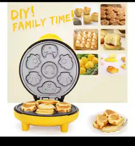 Mini Maquina Figuras Infantiles Pancakes Wafflera