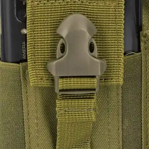 Carriel Táctico Multifuncional 16x12cm Ideal Para Aventuras Al Aire Libre (verde Militar)