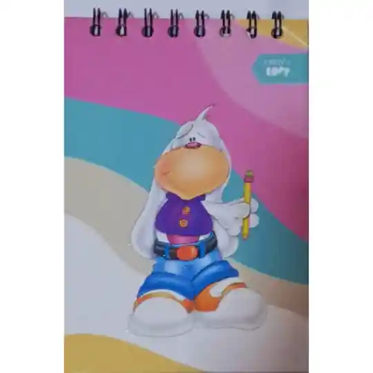 Cuaderno Vertical Pasta Dura Mujer