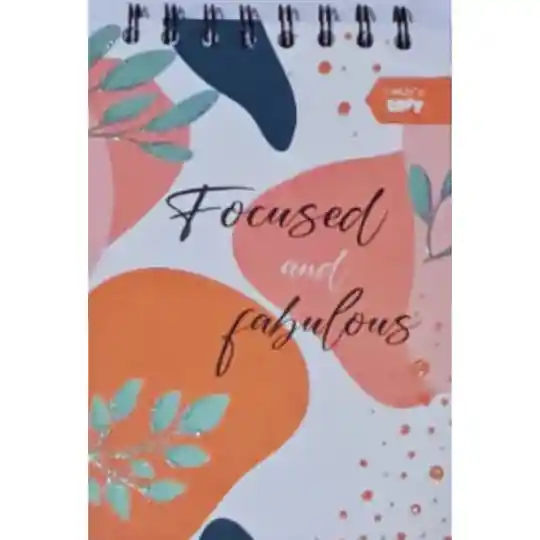 Cuaderno Vertical Pasta Dura Mujer