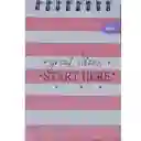 Cuaderno Vertical Pasta Dura Mujer