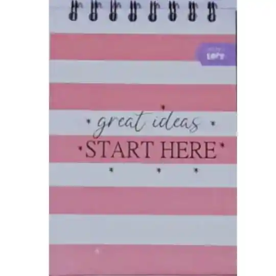 Cuaderno Vertical Pasta Dura Mujer