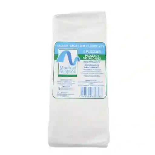 Gasa No Tejida 7.5cm X 7.5cm X 200 Unds Medical Paquete