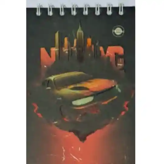 Cuaderno Vertical Pasta Dura Hombre