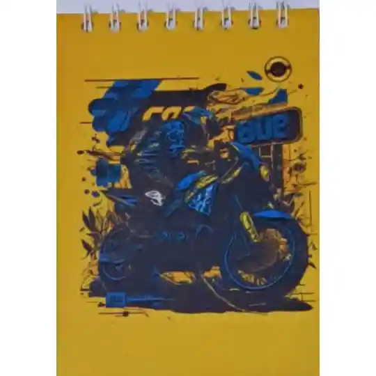 Cuaderno Vertical Pasta Dura Hombre