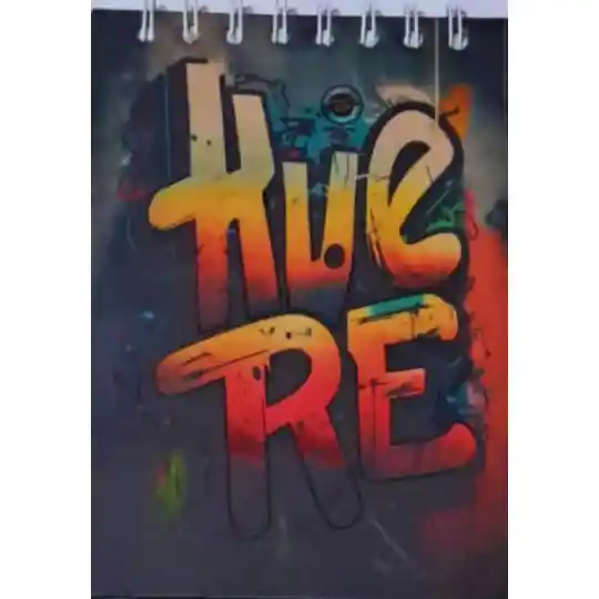 Cuaderno Vertical Pasta Dura Hombre