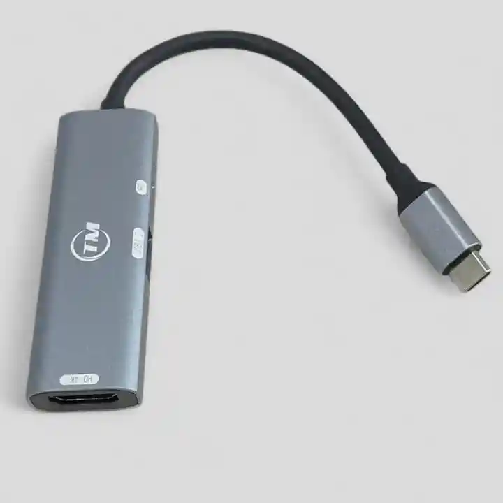 Convertidor / Multipuerto Typec 3 En 1 4k T-306
