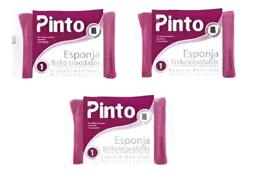 Esponja Acero Inoxidable Paq X 3 Und