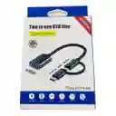 Cable Convertidor Otg De Tipo C/micro-usb Gp-120
