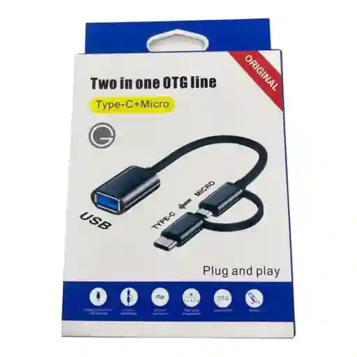 Cable Convertidor Otg De Tipo C/micro-usb Gp-120