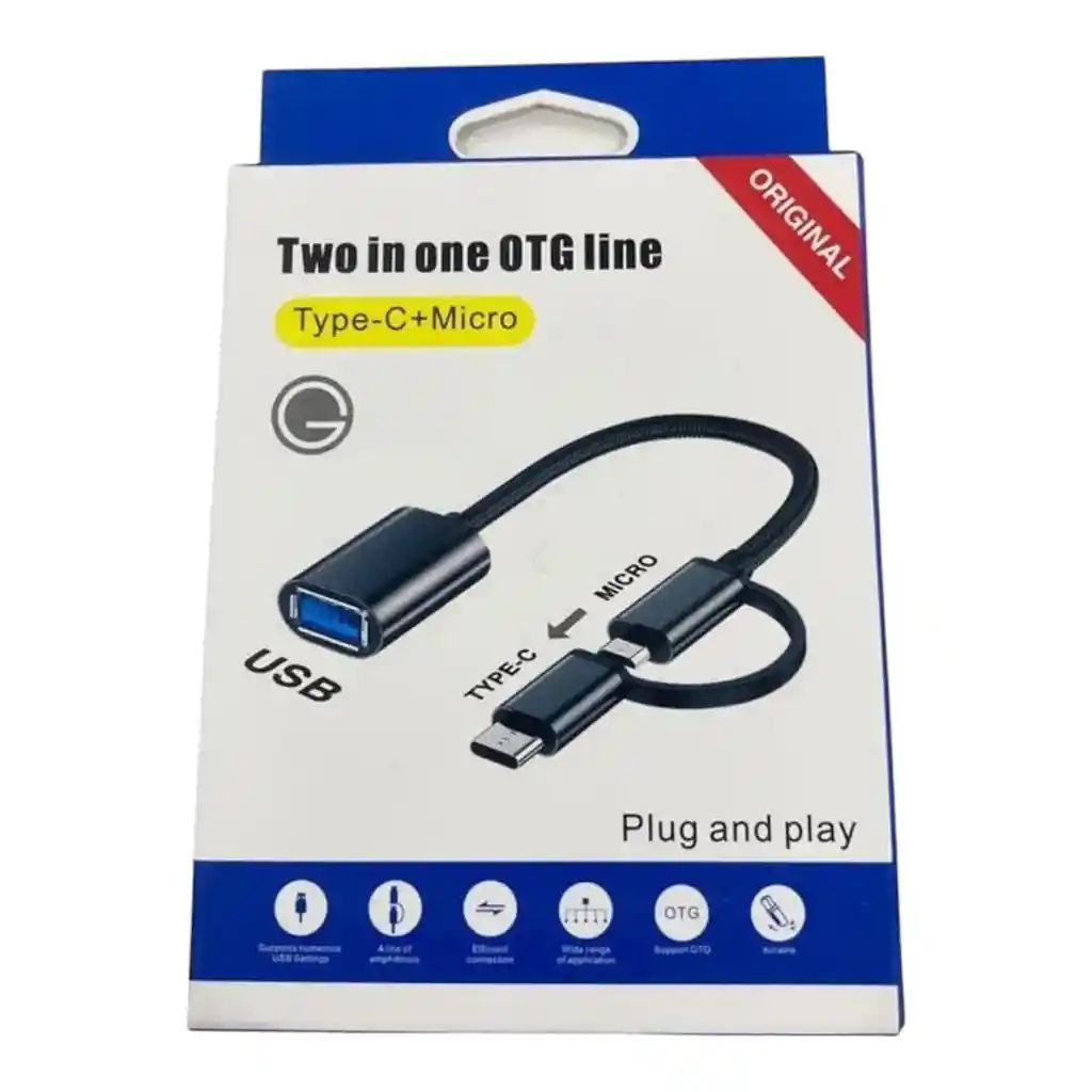 Cable Convertidor Otg De Tipo C/micro-usb Gp-120