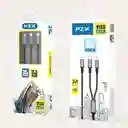 Cable De Carga Rápida 20w 2 En 1 Usb-c A Tipo C / Iphone Pzx V139