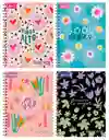 Cuaderno Argollado Pequeño Mujer Cuadriculado