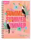 Cuaderno Argollado Pequeño Mujer Cuadriculado
