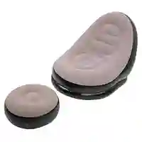Sillón Inflable Plegable Reposa Pies Sofá Portátil Exterior