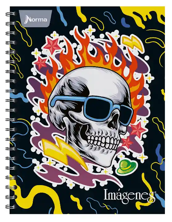 Cuaderno Argollado Pequeño Hombre Cuadriculado