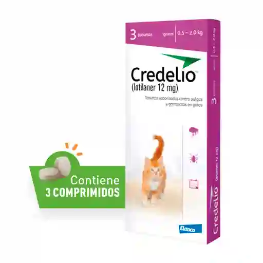 Credelio (lotilaner 12 Mg) 0.5-2.0kg