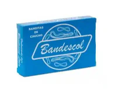 Caja Azul De Bandas De Siliconados Bandescol