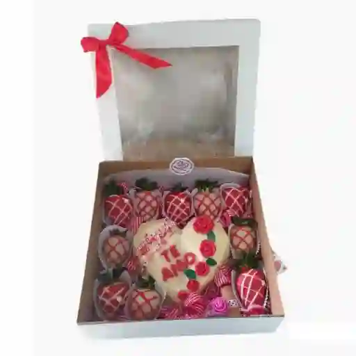 Corazón De Chocolate Blanco Para Romper