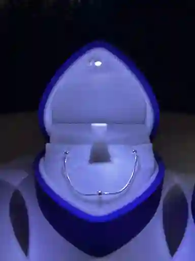pulsera – Plata Brillante Con Esferas