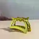 Pinza Gancho Caimán Metalizado Para Cabello