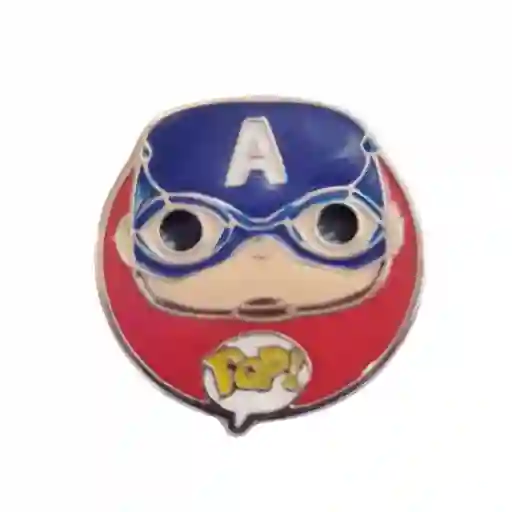 Pin Metálico Pop Capitan America