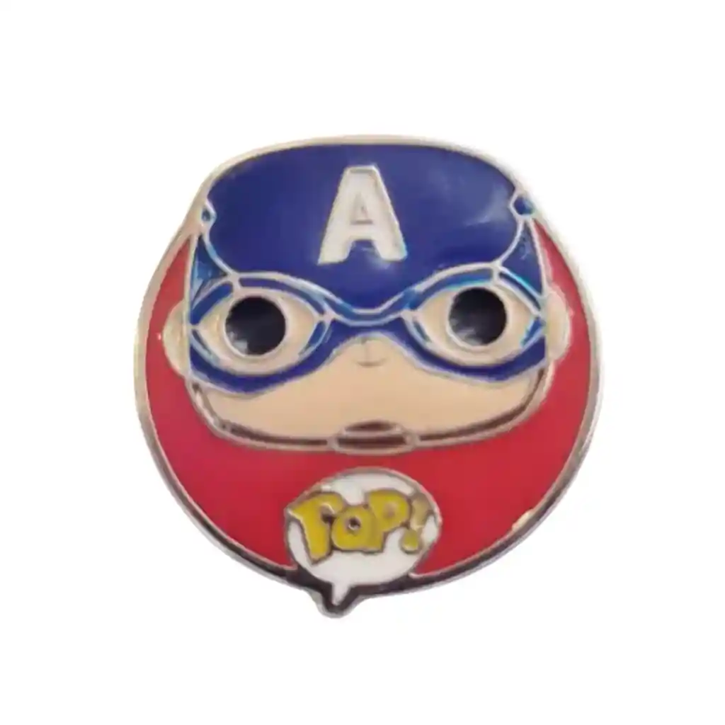 Pin Metálico Pop Capitan America