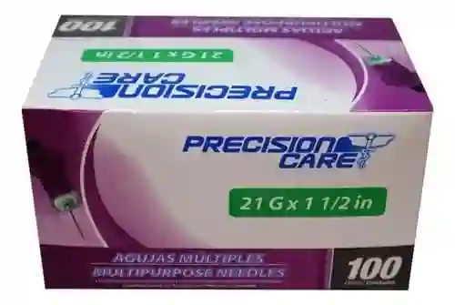 Agujas Multiples 21g X1 1/2" X Caja