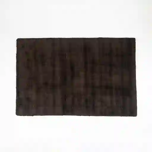 Tapete Expressions Pie De Cama Viscosa 85x55cm Negro
