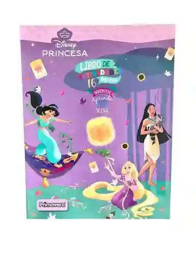 Libro De Actividades Y Colorear Princesas Disney 16 Paginas