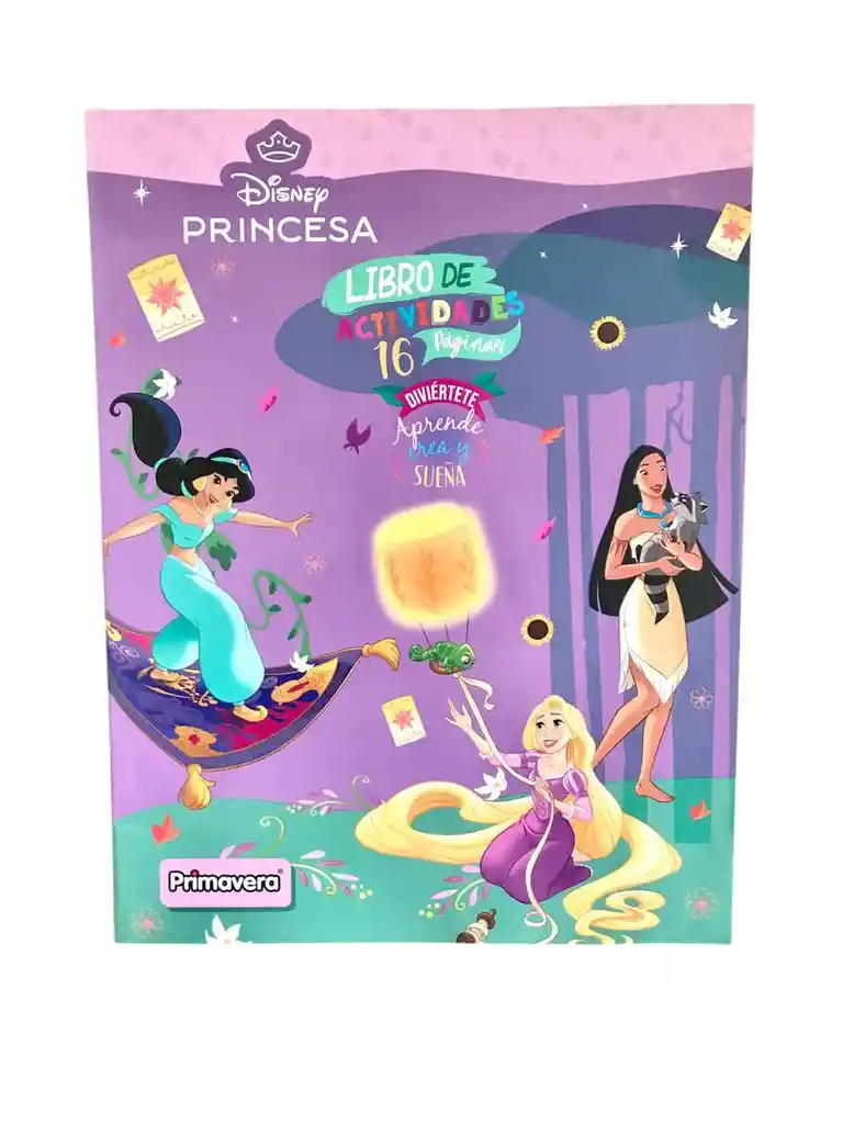 Libro De Actividades Y Colorear Princesas Disney 16 Paginas
