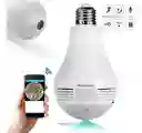 Camara De Seguridad Bombillo 360 Wifi Hd Ranura Micro Sd