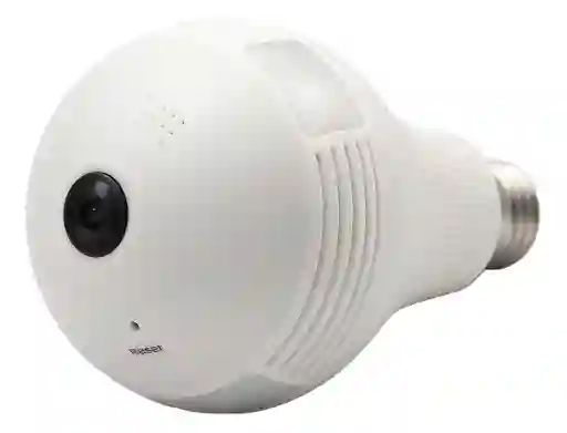 Camara De Seguridad Bombillo 360 Wifi Hd Ranura Micro Sd