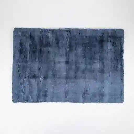 Tapete Expressions Pie De Cama Viscosa 85x55cm Azul