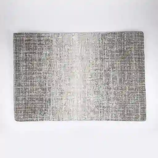 Tapete Expressions Pie De Cama Antique 90x60cm Gris 100% Algodon