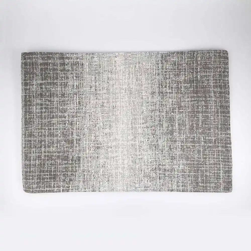 Tapete Expressions Pie De Cama Antique 90x60cm Gris 100% Algodon