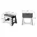 Silla Butaco Banco Plegable Plástico Hogar Baño Resistente Beige