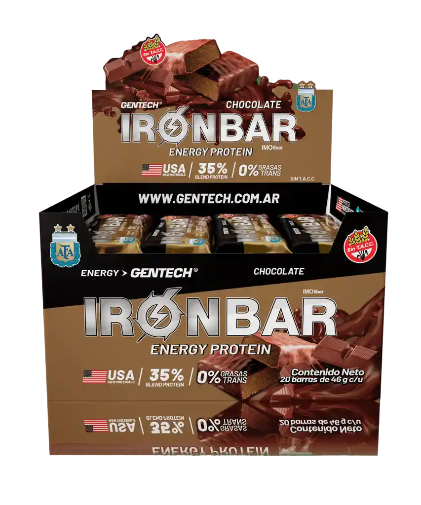 Barra De Proteina Energetica Chocolate Afa