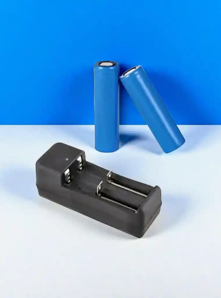 Cargador Dual Para Baterias 18650 Ref/ Mh-x281 Pared 450mah-3.7v