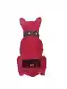 Parlante Bluetooth Perro Bulldog Grande 20 Cm/ Portátil, Usb, Sd, Radio Fm (rojo)