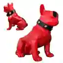 Parlante Bluetooth Perro Bulldog Grande 20 Cm/ Portátil, Usb, Sd, Radio Fm (rojo)
