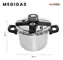 Olla A Presión 7 Litros Nobel Home Acero Quirúrgico Alta Calidad Premium