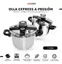 Olla A Presión 7 Litros Nobel Home Acero Quirúrgico Alta Calidad Premium