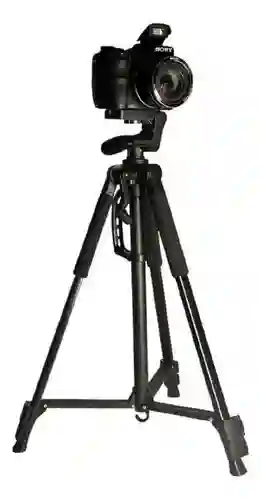 Trípode Profesional Aluminio 150 Cm Celular Cámara Control Bluetooth Estuche Panorámico